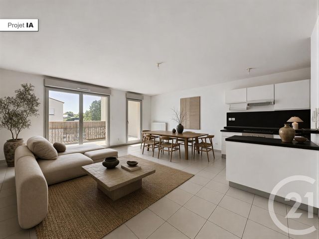 Appartement F4 &agrave; vendre - 4 pi&egrave;ces - 74,66 m2 - Feyzin - 69 - RHONE-ALPES