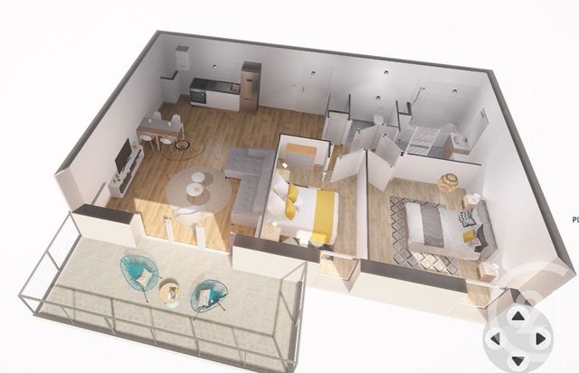 Appartement &agrave; vendre - 3 pi&egrave;ces - 62 m2 - Toussieu - 69 - RHONE-ALPES