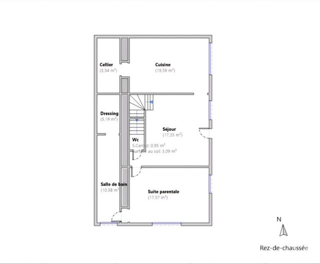 Maison &agrave; vendre - 5 pi&egrave;ces - 132,59 m2 - Jardin - 38 - RHONE-ALPES