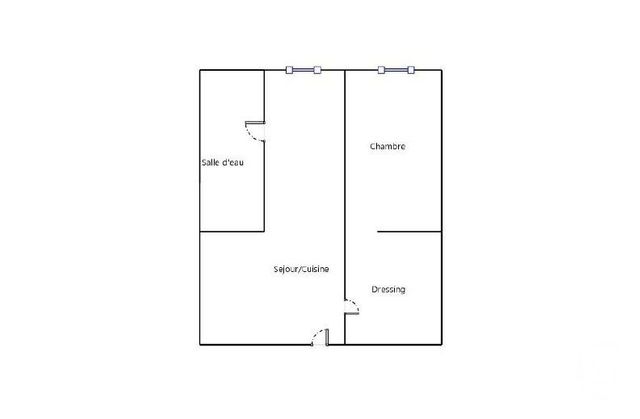 Appartement T2 &agrave; vendre - 2 pi&egrave;ces - 24 m2 - Vienne - 38 - RHONE-ALPES